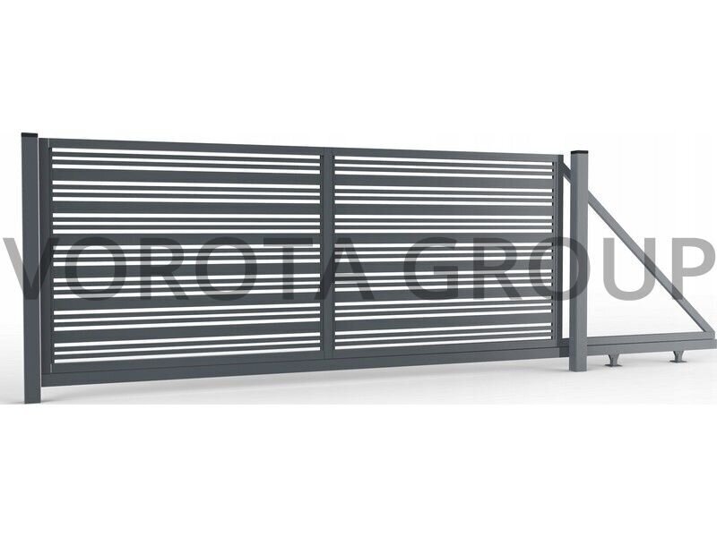 Откатные промышленные металлические ворота Doorhan 4500x2000