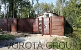 ворота из сэндвич панелей
